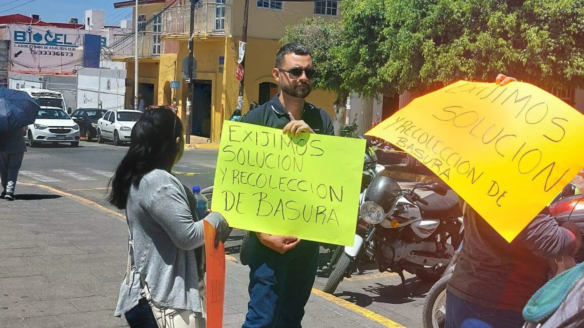 Manifestación habitantes El Mirador en El Salto